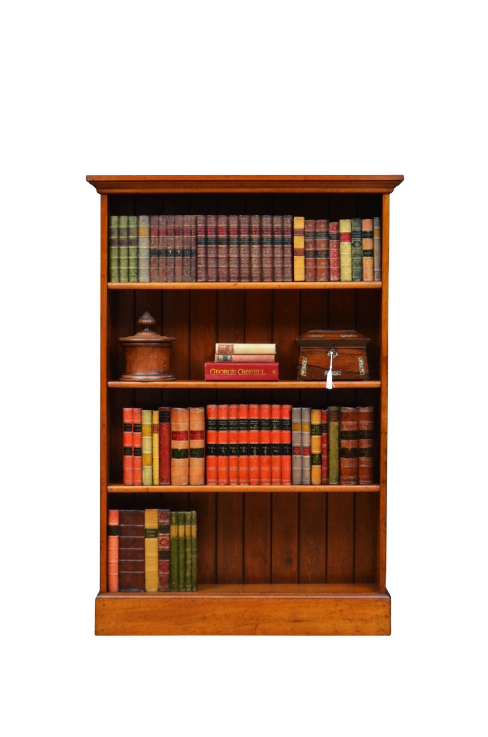 Early XXth Century Solid Mahogany Open Bookcase