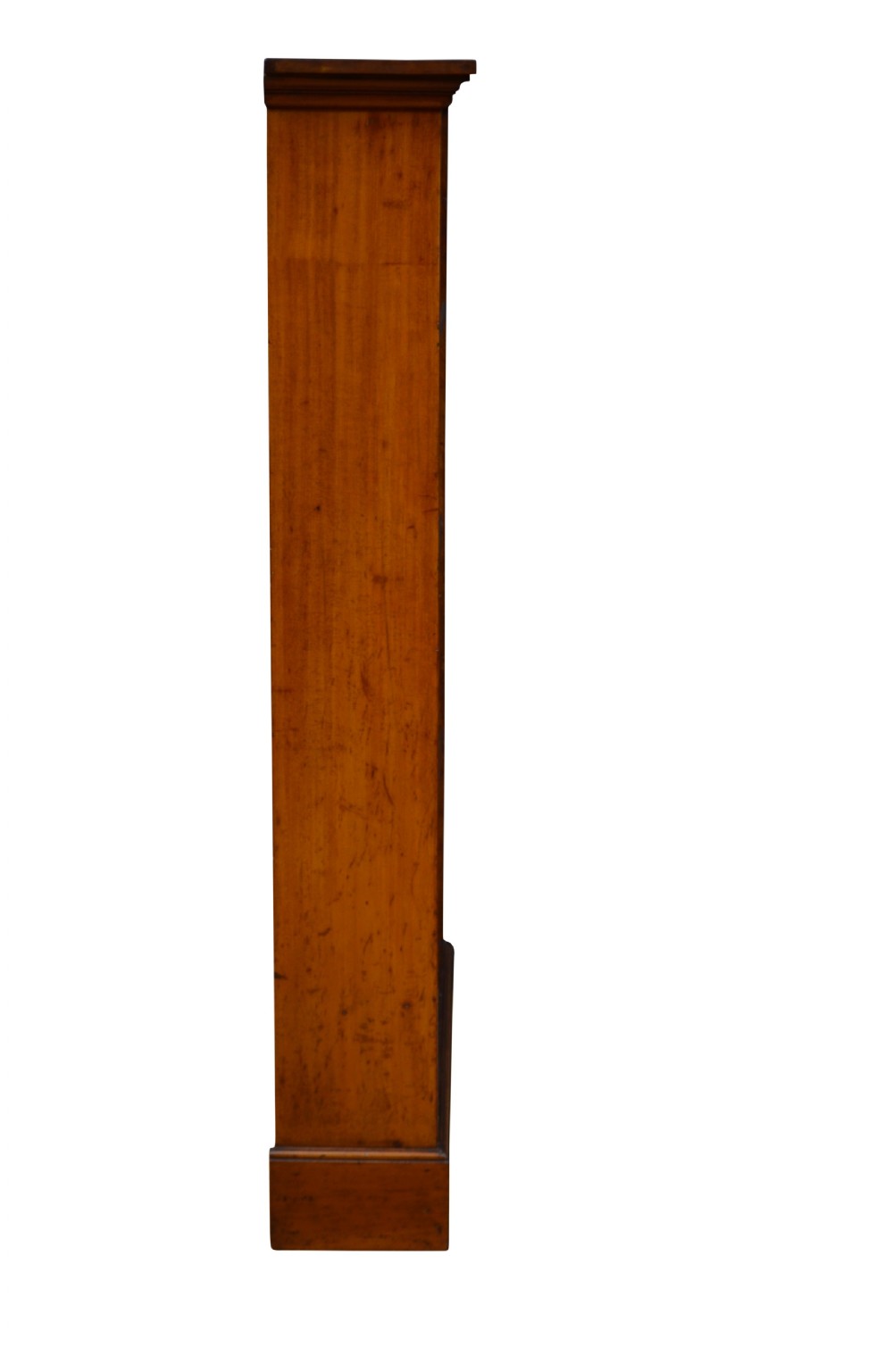 Early XXth Century Solid Mahogany Open Bookcase View XIV