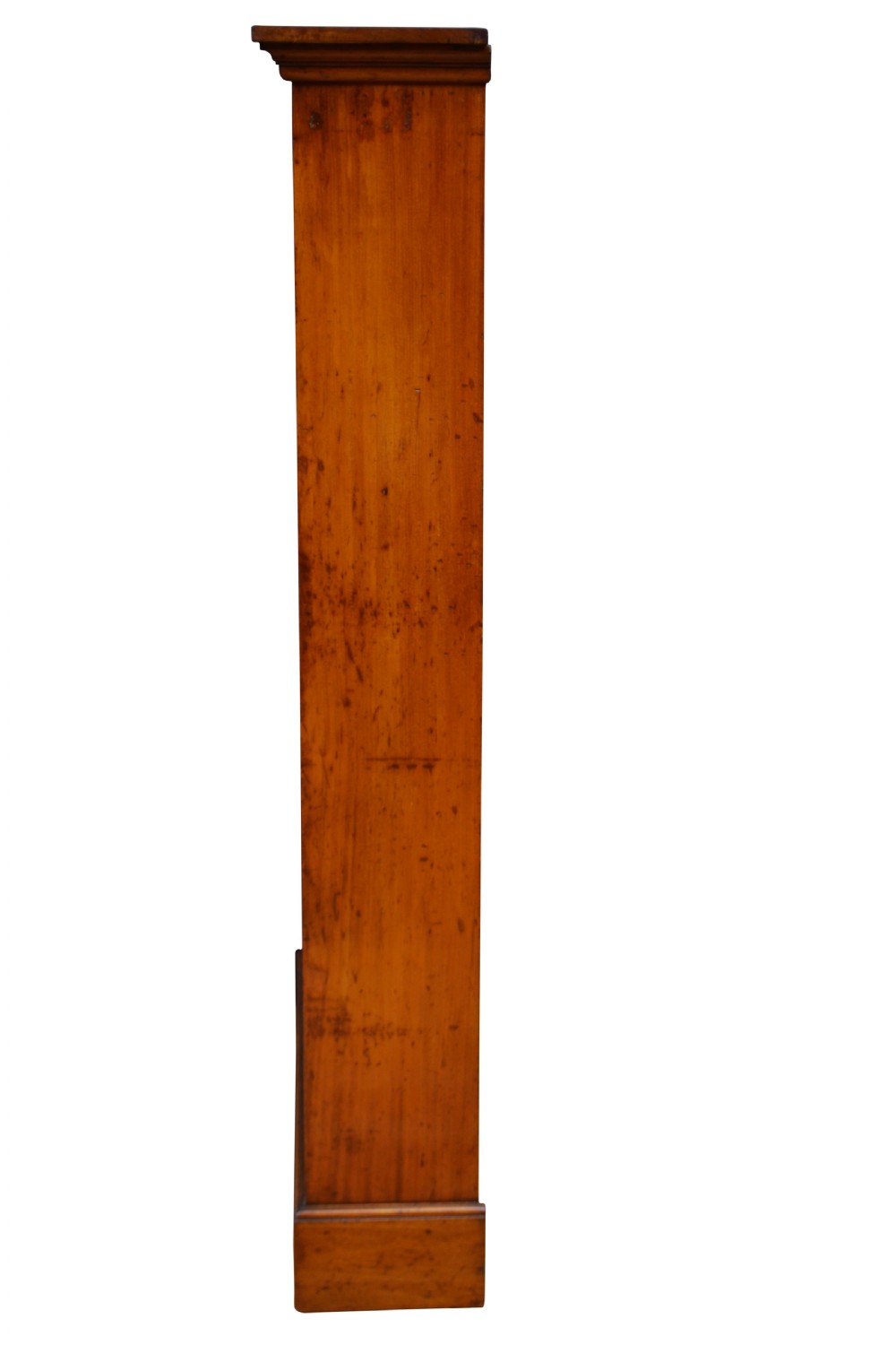 Early XXth Century Solid Mahogany Open Bookcase View XVI