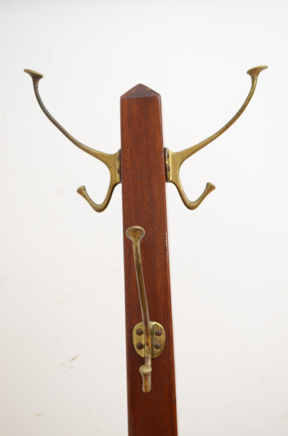 Arts and Crafts Coat Stand in Solid Mahogany View VIII