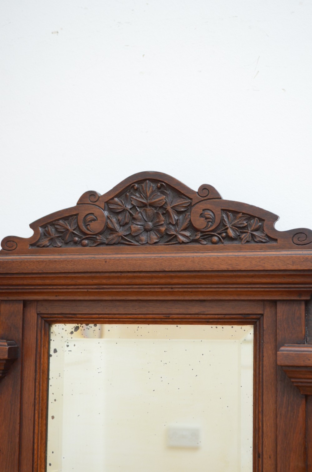 Edwardian Walnut Coat Rack Coat Hooks View VI