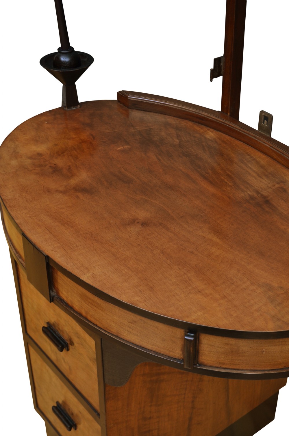 Art Deco Figured Walnut Dressing Chest or Dressing Table View VI