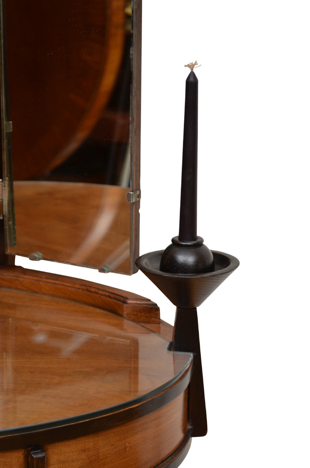 Art Deco Figured Walnut Dressing Chest or Dressing Table View IX