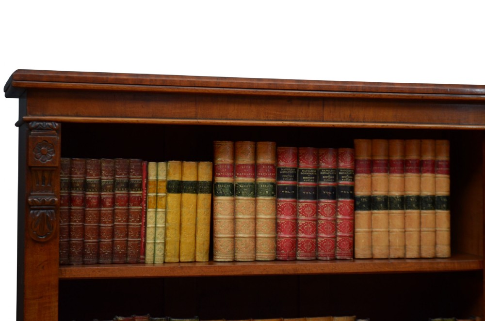 A Victorian Mahogany Open Bookcase View VII
