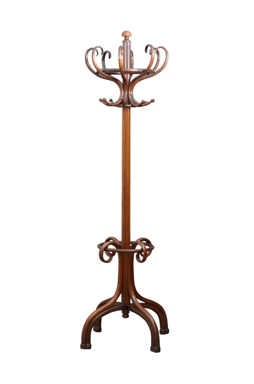 Original Thonet Bentwood Hall Stand / Coat Stand, Stamped
