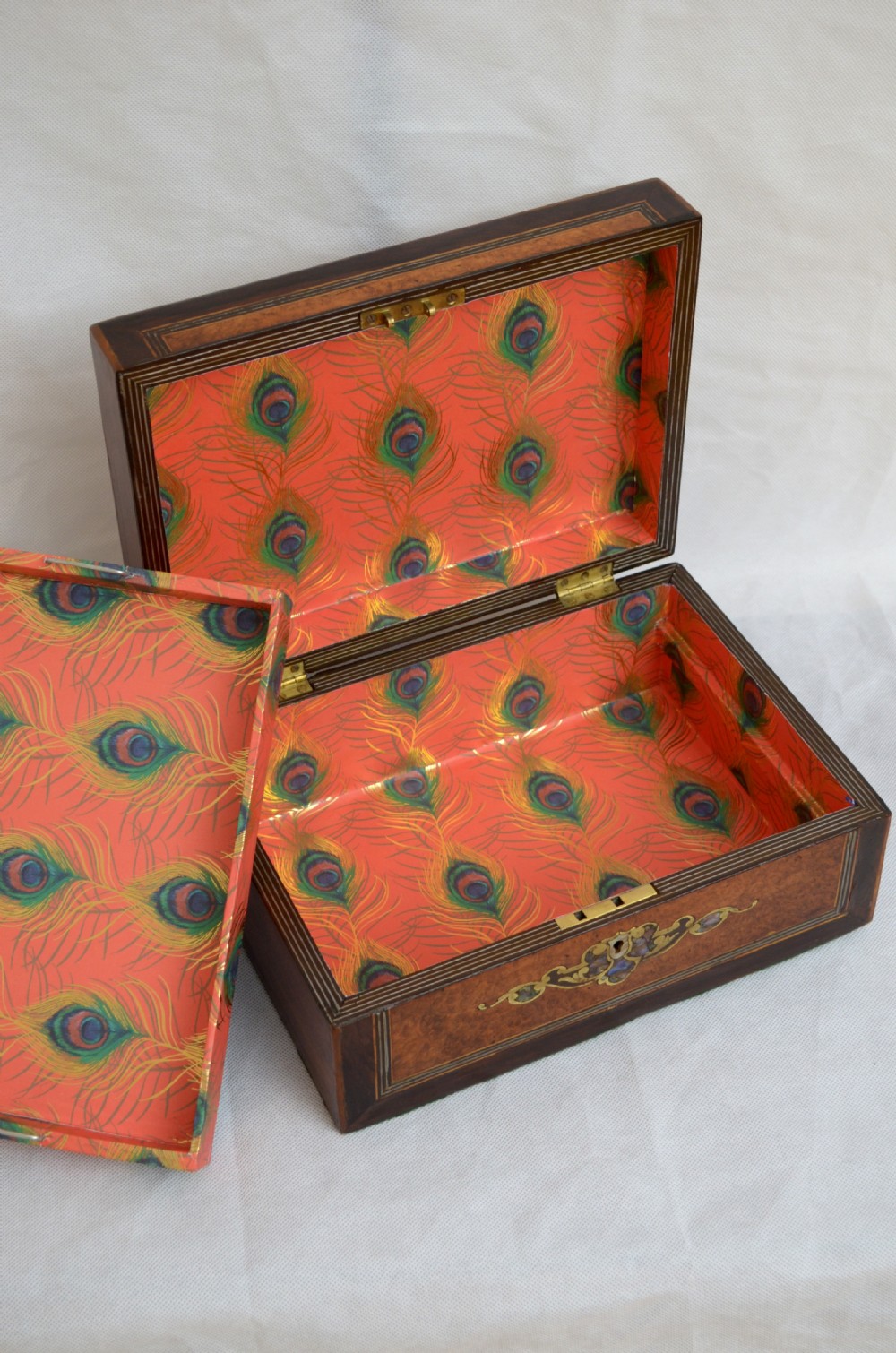 Victorian Jewellery Box in Amboyna View VII