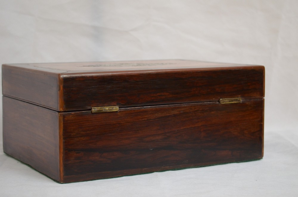 Victorian Jewellery Box in Amboyna View XII