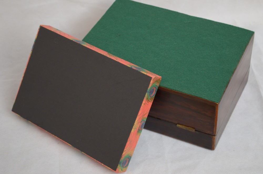 Victorian Jewellery Box in Amboyna View XIV