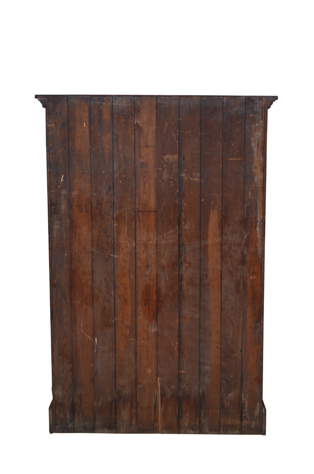 Early XXth Century Solid Mahogany Open Bookcase View XV