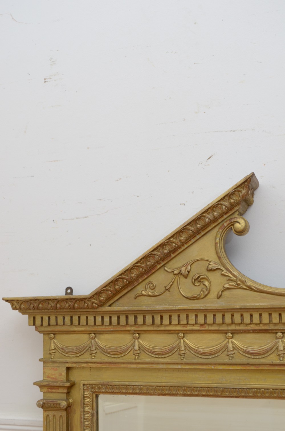 Antique Architectural Wall Mirror H136cm View VII