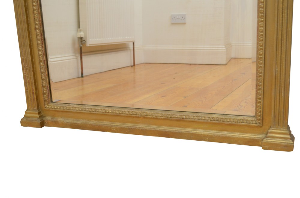 Antique Architectural Wall Mirror H136cm View XIII