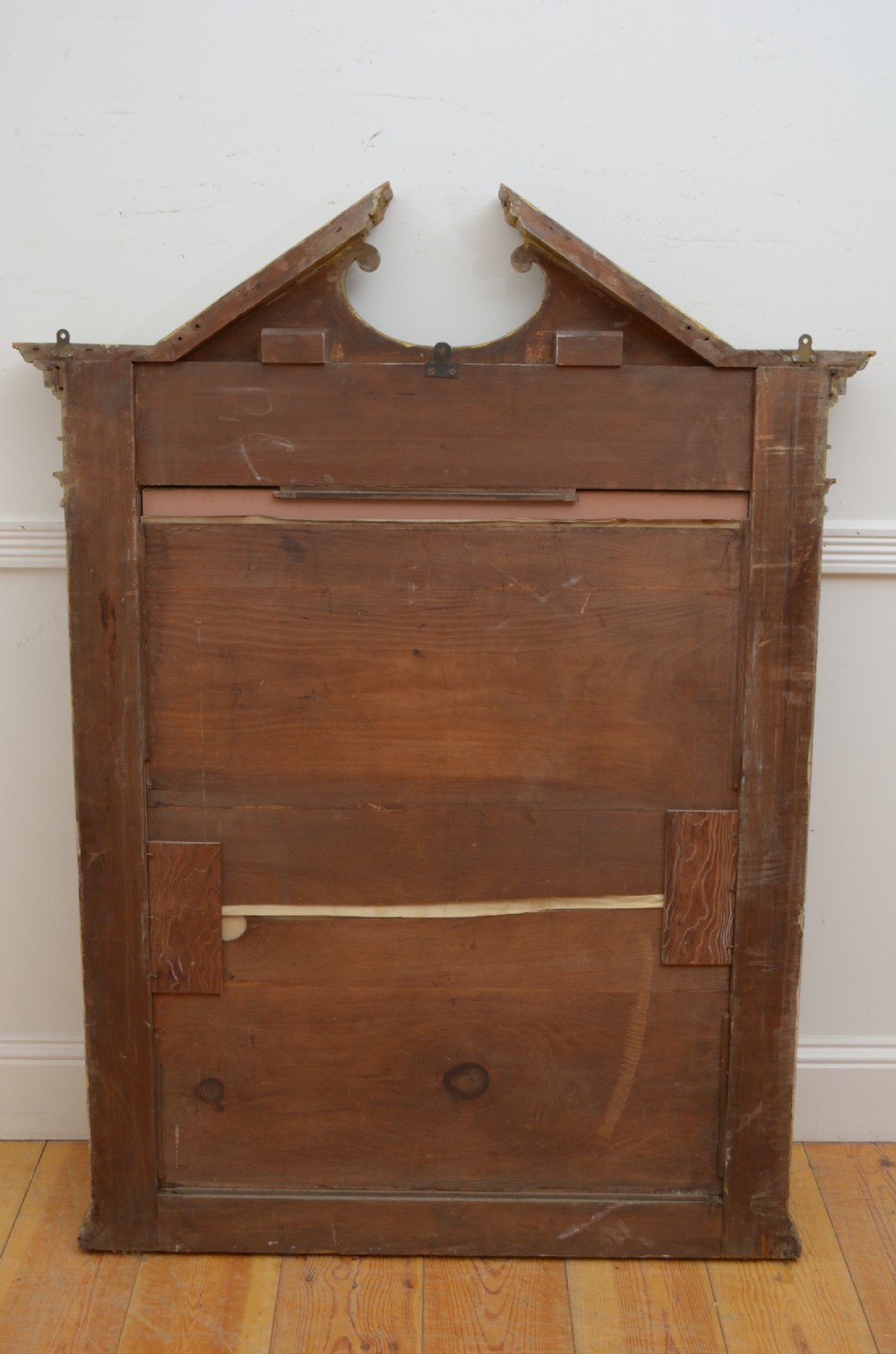 Antique Architectural Wall Mirror H136cm View XIV