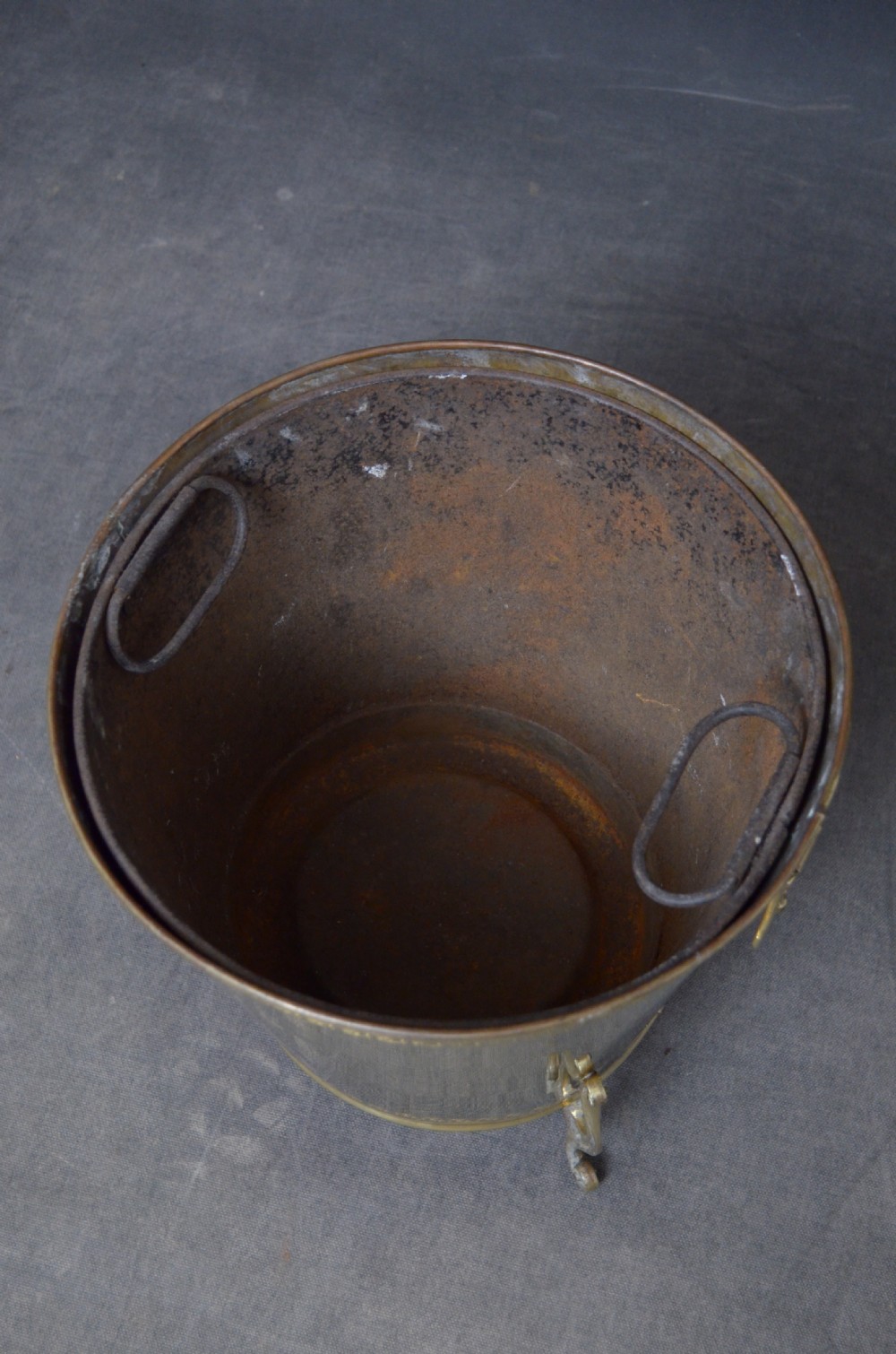 Edwardian Brass Planter Coal Bucket Coal Bin View VI