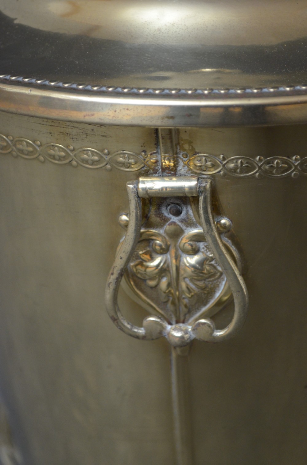 Edwardian Brass Planter Coal Bucket Coal Bin View IX