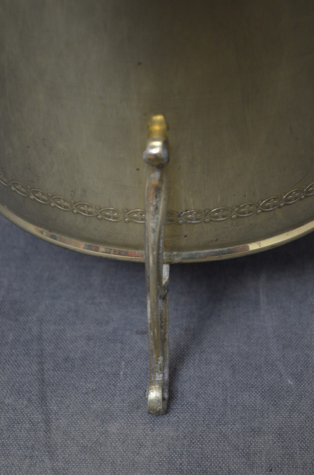 Edwardian Brass Planter Coal Bucket Coal Bin View X