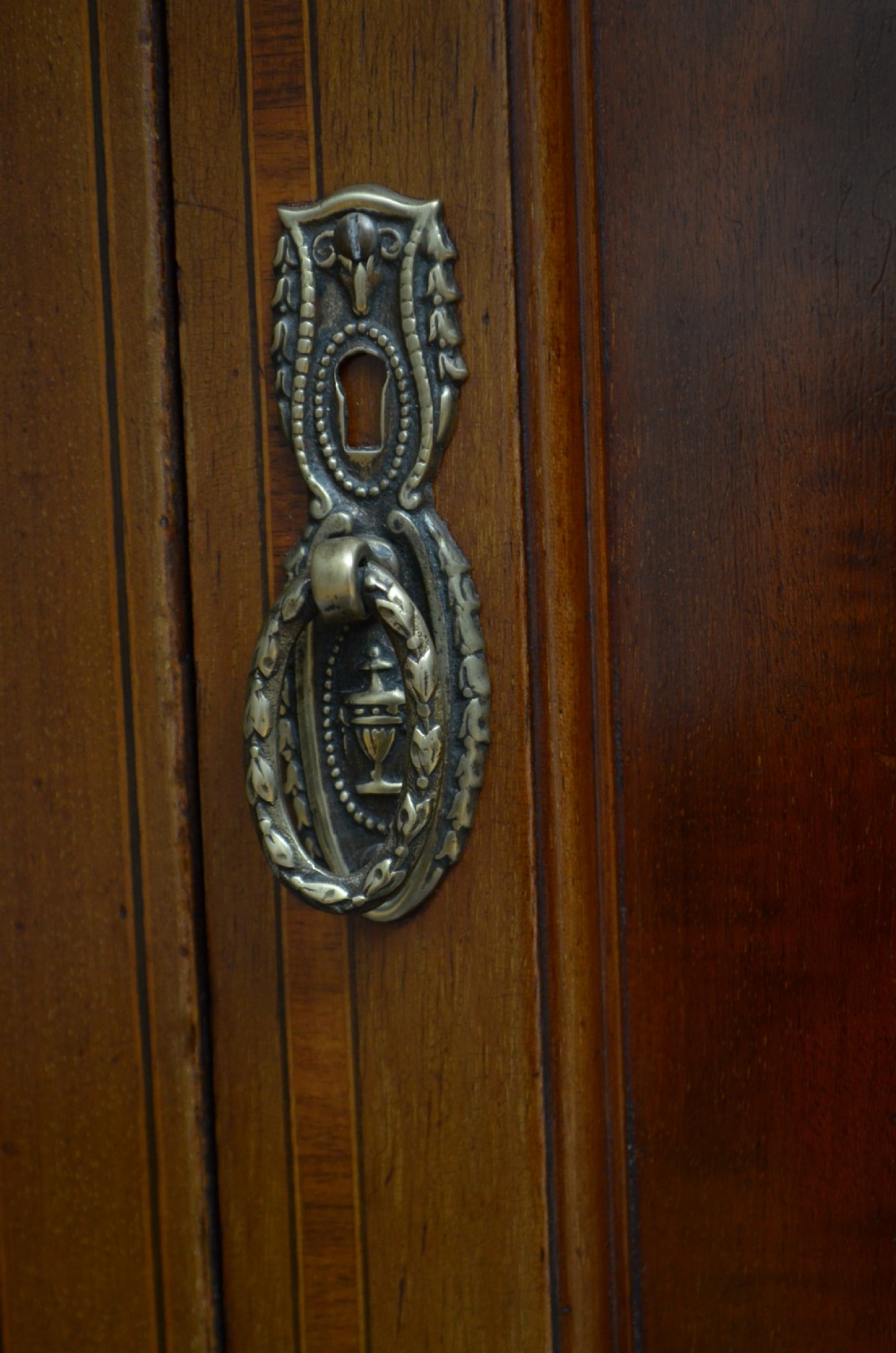 Edwardian Mahogany And Inlaid Bedside Cabinet View III