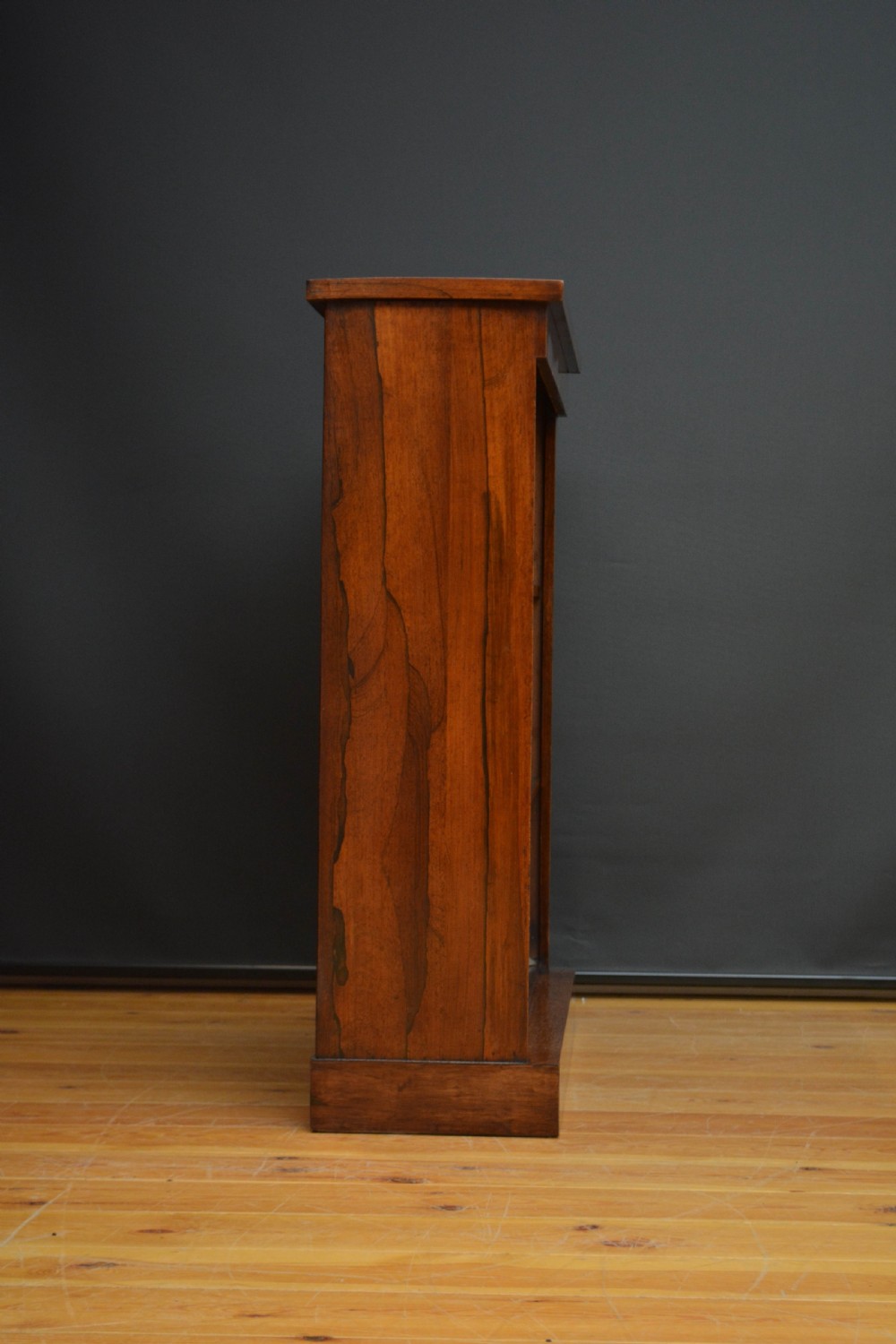 A Low William IV Rosewood Open Bookcase H101cm View XII