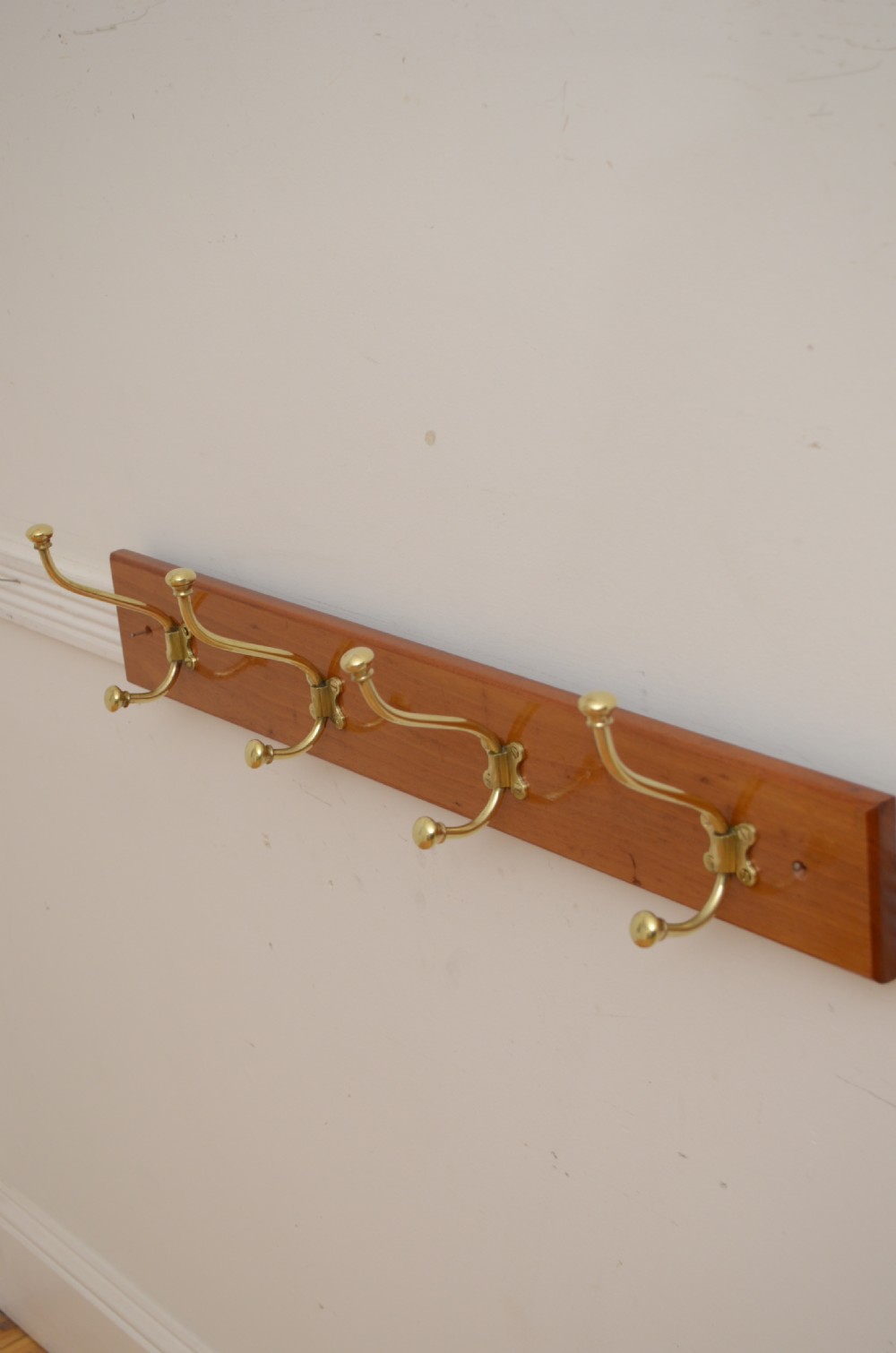 Victorian Coat Rack Walnut Coat Hooks View III
