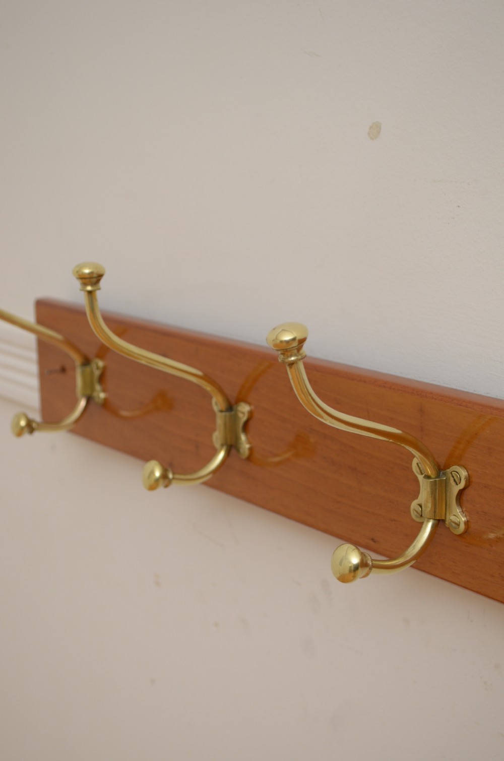Victorian Coat Rack Walnut Coat Hooks View V