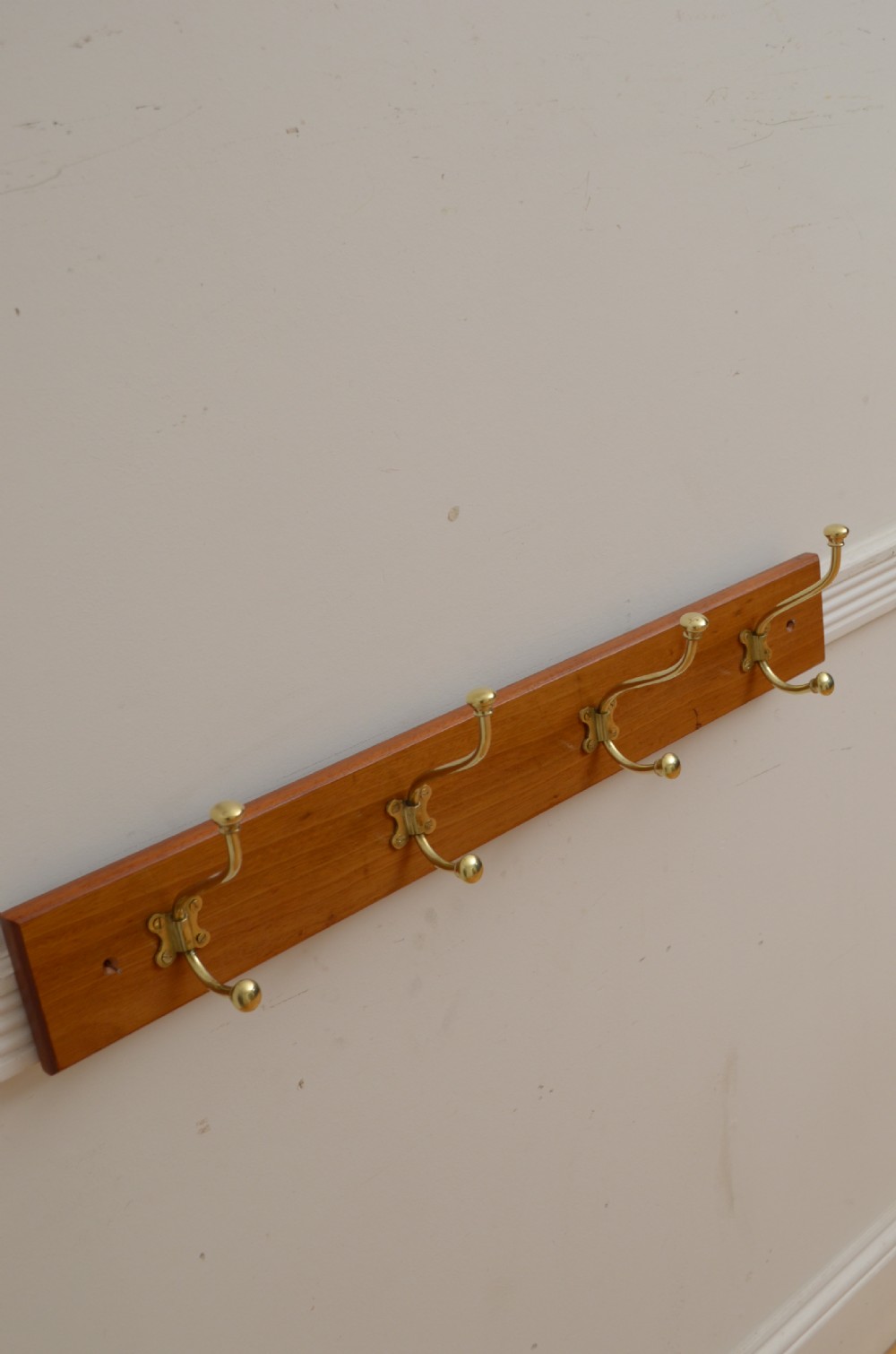 Victorian Coat Rack Walnut Coat Hooks View X