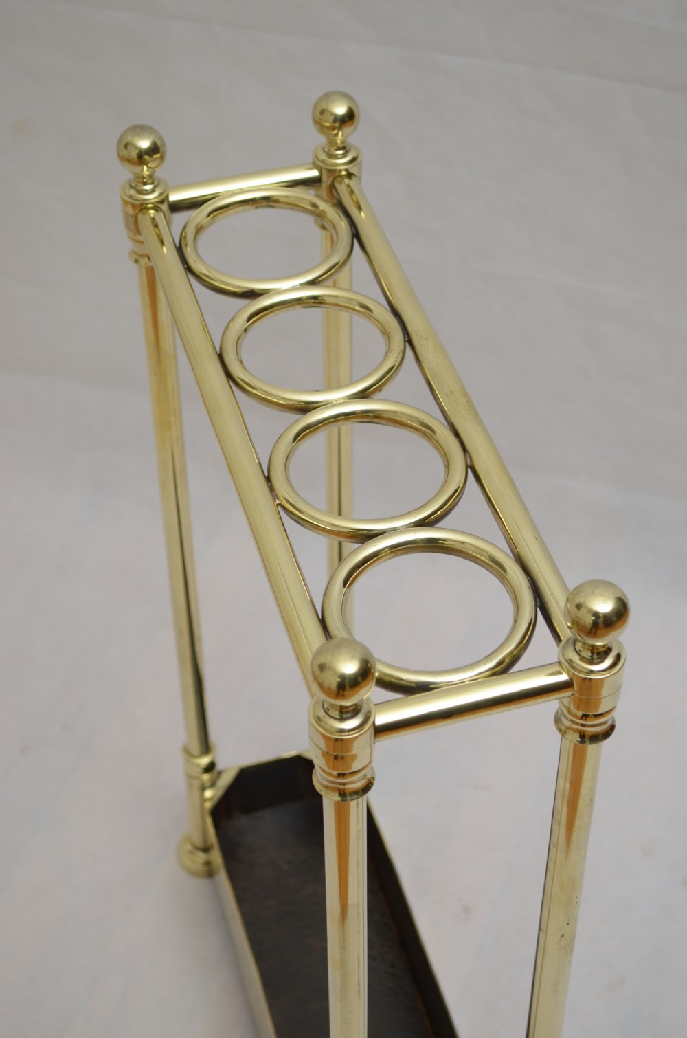Antique Umbrella Stand Brass Stick Stand View V