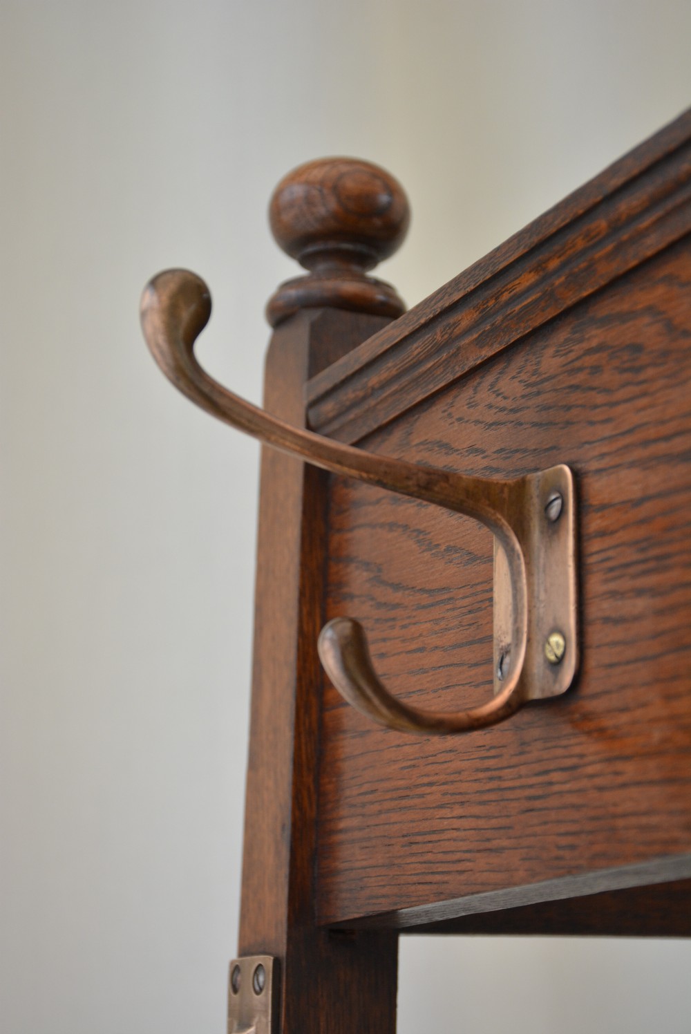Arts And Crafts Coat Stand In Oak Hall Stand View XIII