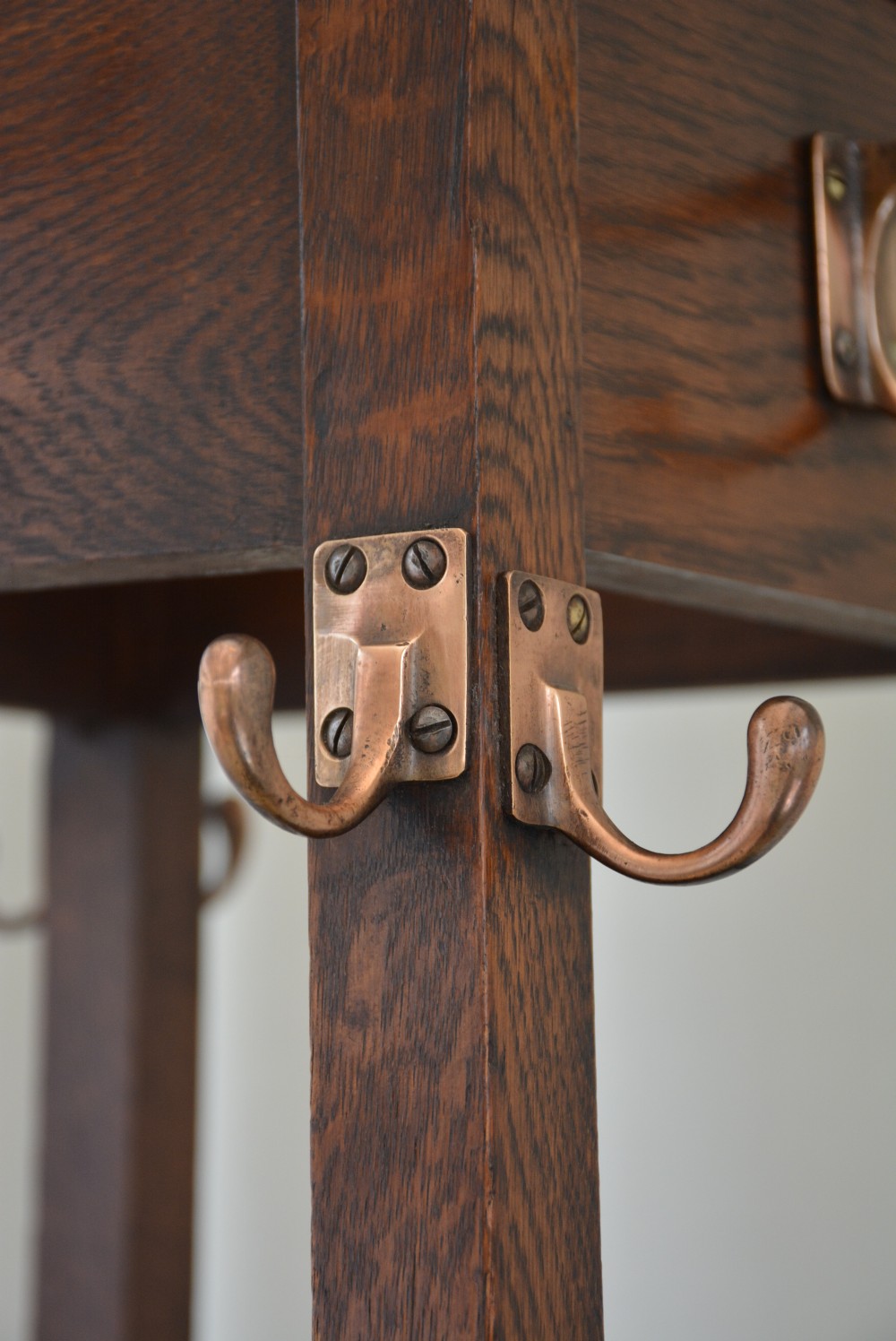 Arts And Crafts Coat Stand In Oak Hall Stand View XVII