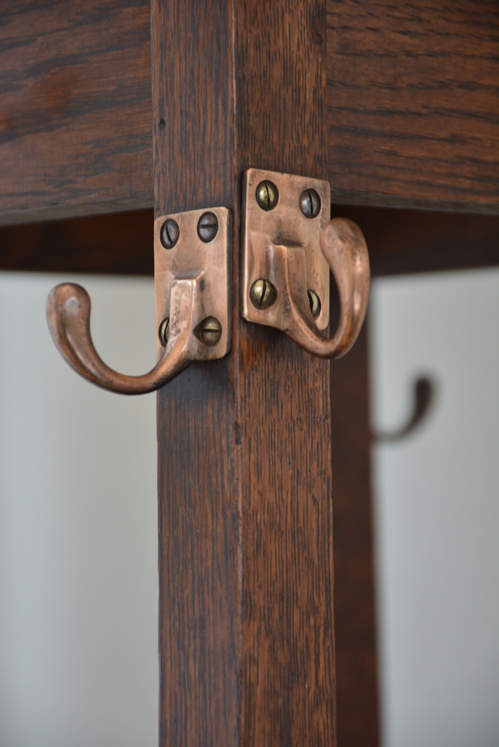 Arts And Crafts Coat Stand In Oak Hall Stand View XVIII