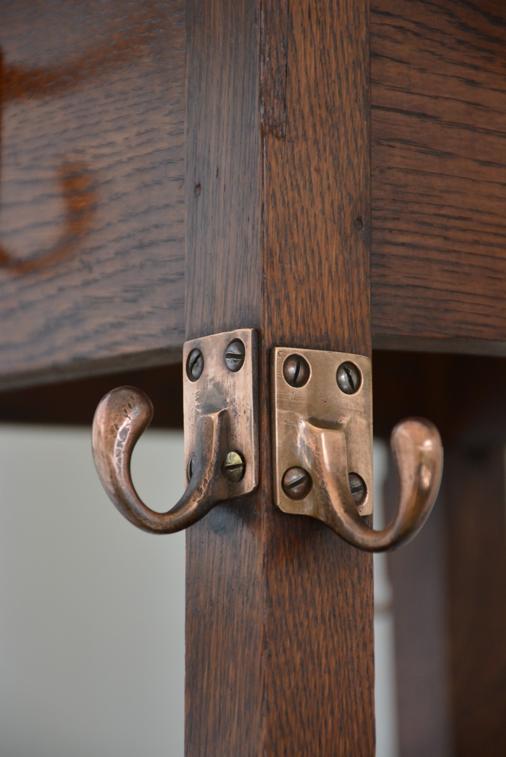 Arts And Crafts Coat Stand In Oak Hall Stand View XIX