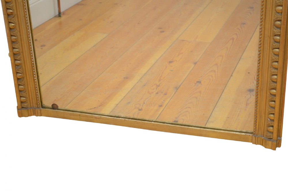 Antique Gold Leaf Wall Mirror H132cm View IV