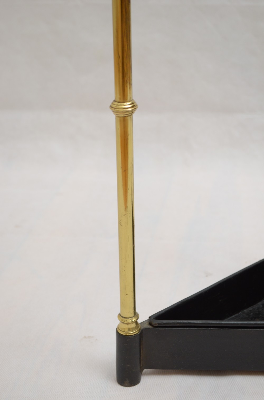 Corner Umbrella Stand English Brass View VIII