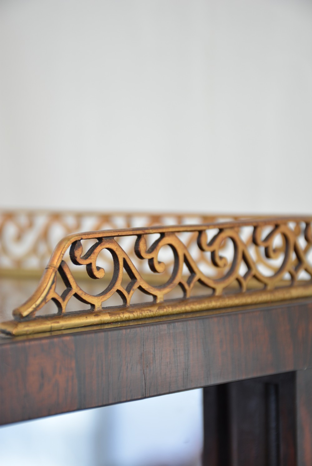 Narrow English Regency Cabinet Bookcase, Gillows, c1830 View III