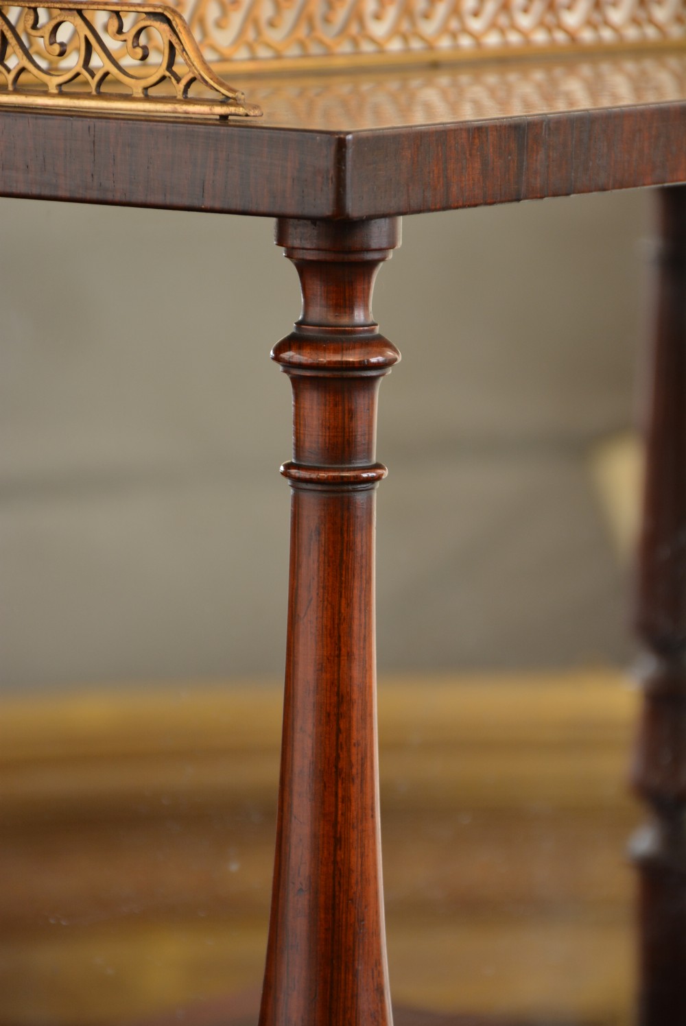 Narrow English Regency Cabinet Bookcase, Gillows, c1830 View IV
