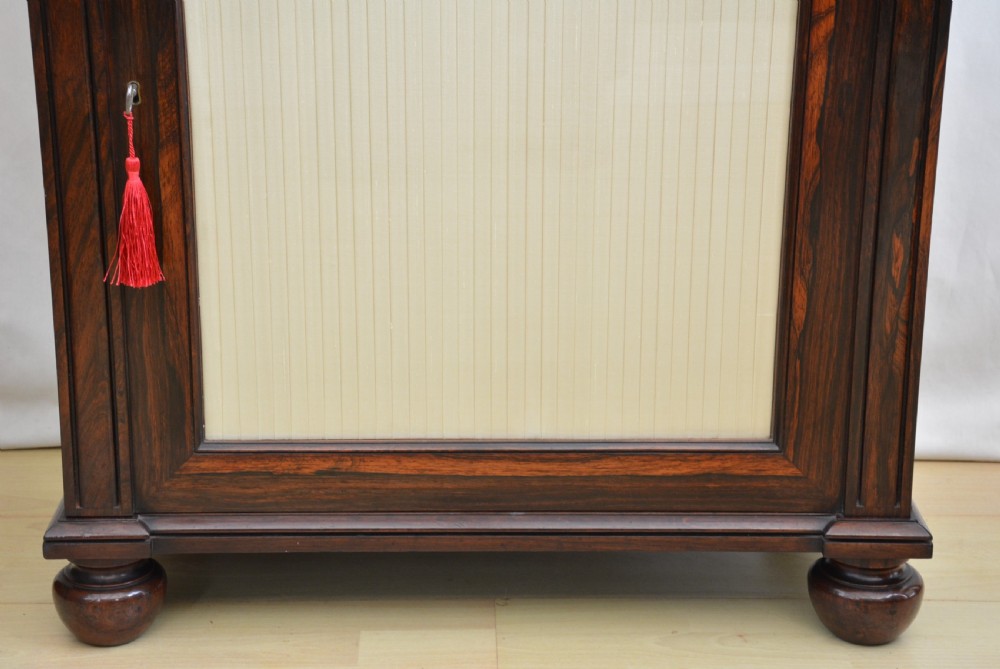 Narrow English Regency Cabinet Bookcase, Gillows, c1830 View XIII