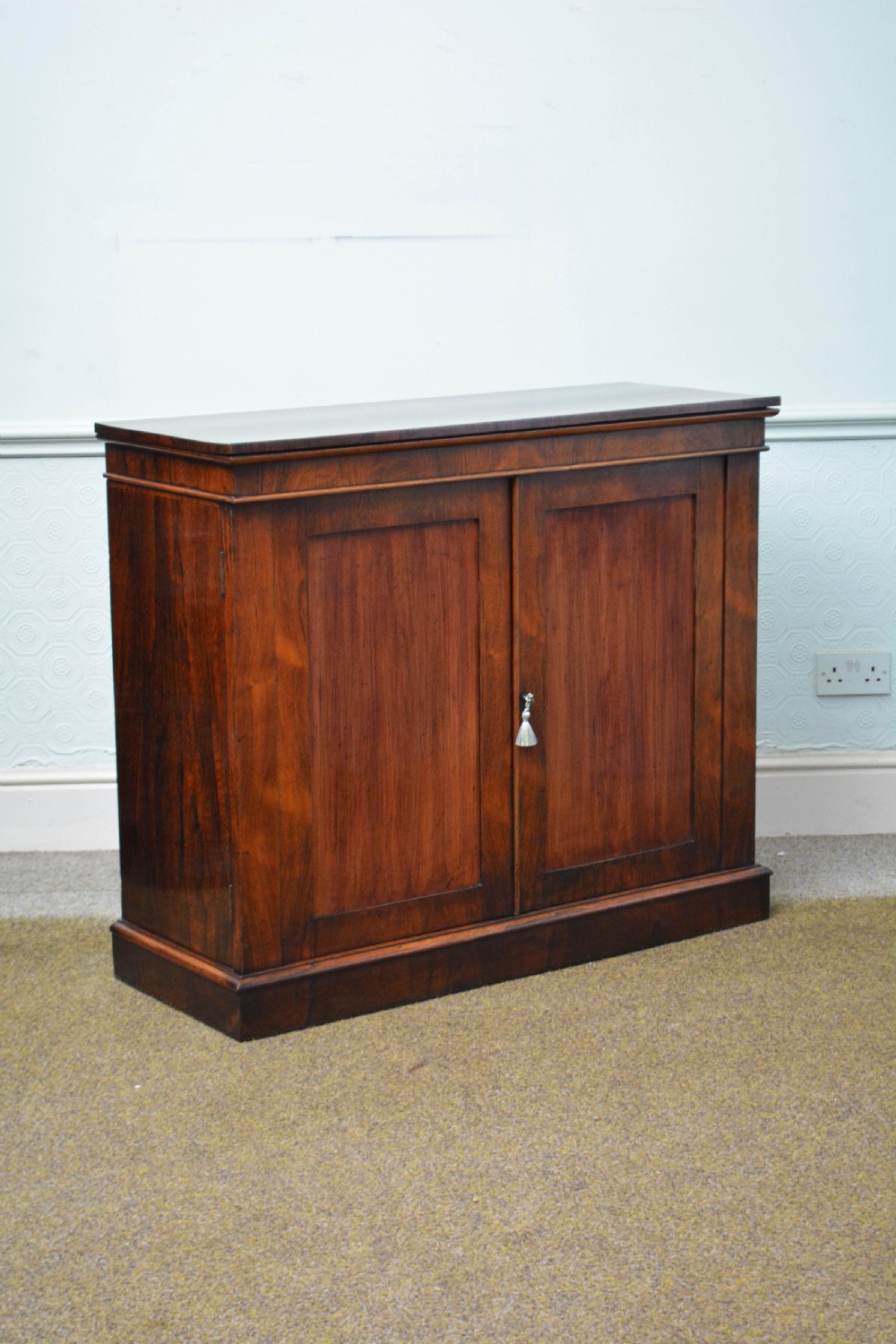 English William IV Bookcase Two Door Chiffonier Sideboard c1830 View V
