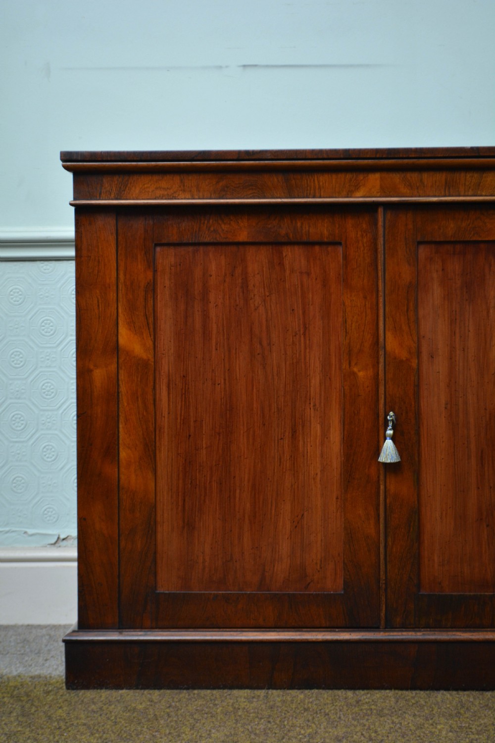 English William IV Bookcase Two Door Chiffonier Sideboard c1830 View IX