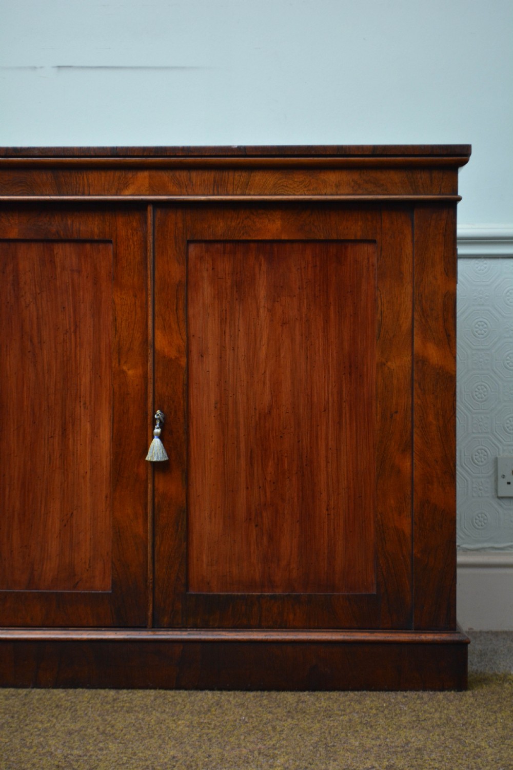English William IV Bookcase Two Door Chiffonier Sideboard c1830 View X