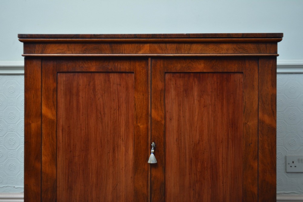 English William IV Bookcase Two Door Chiffonier Sideboard c1830 View XI