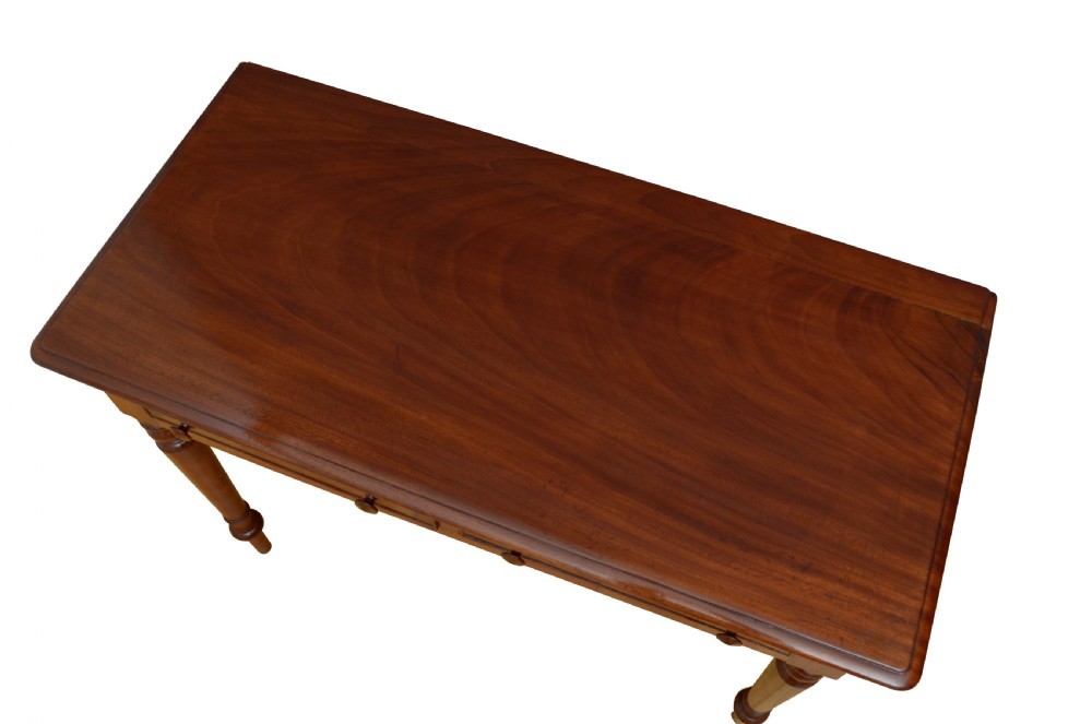 English Victorian Writing Desk in Mahogany View III