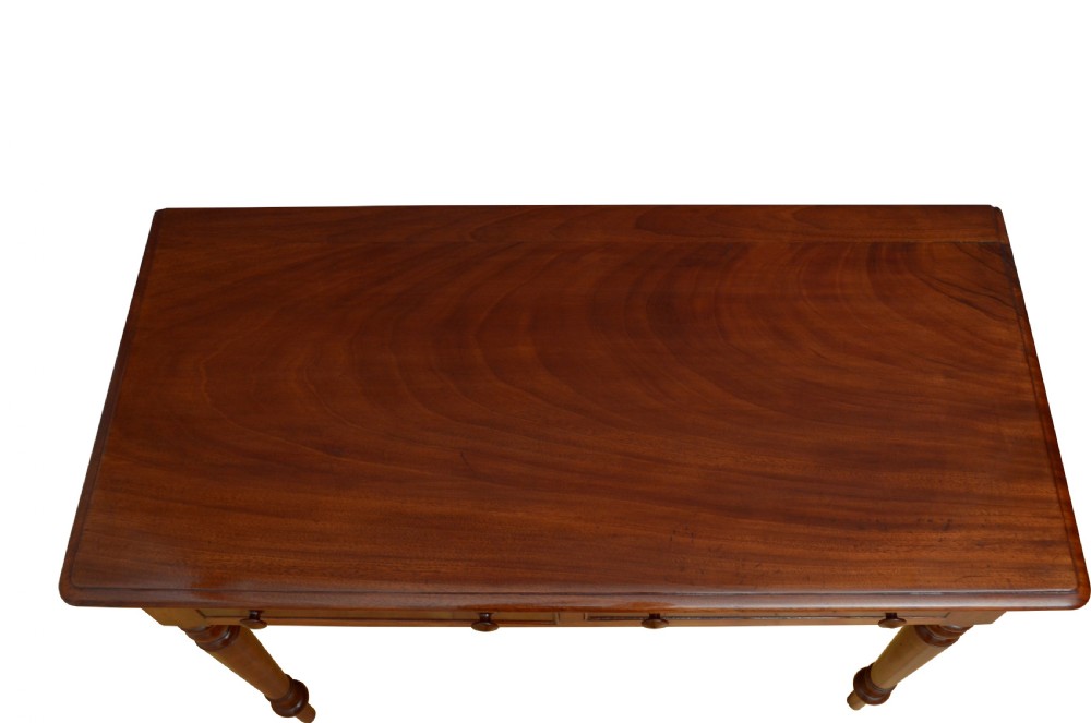 English Victorian Writing Desk in Mahogany View IV
