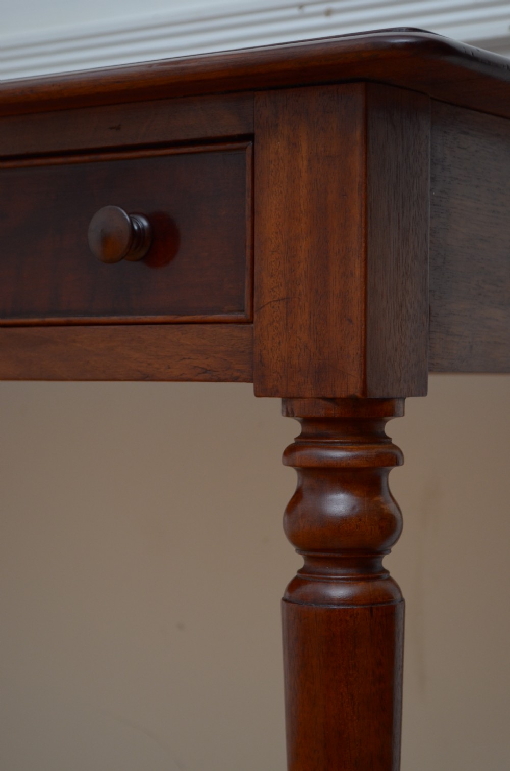English Victorian Writing Desk in Mahogany View X