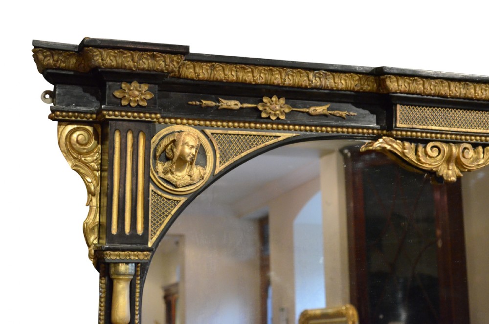 Superb Large Victorian Gilt Wall Mirror Overmantel H164cm View VI