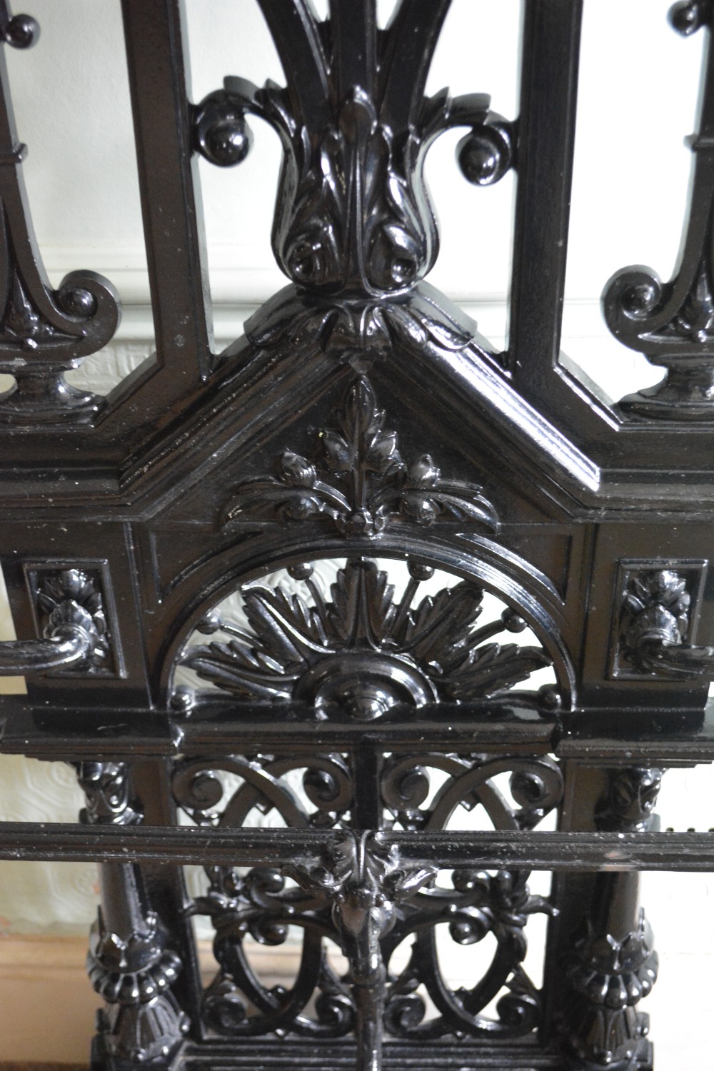 Antique Cast Iron Coat Stand Hall Stand View XV