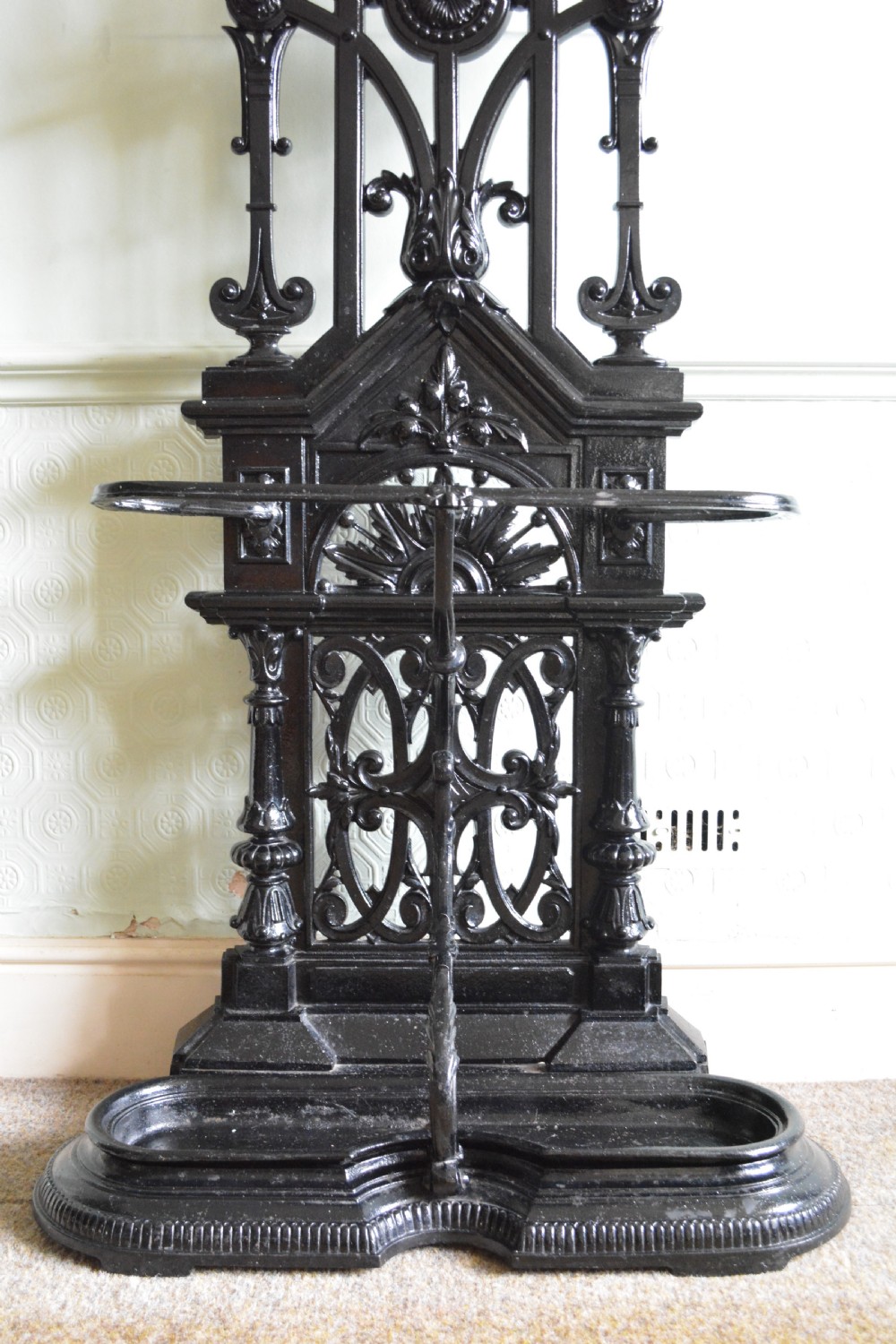 Antique Cast Iron Coat Stand Hall Stand View XVI