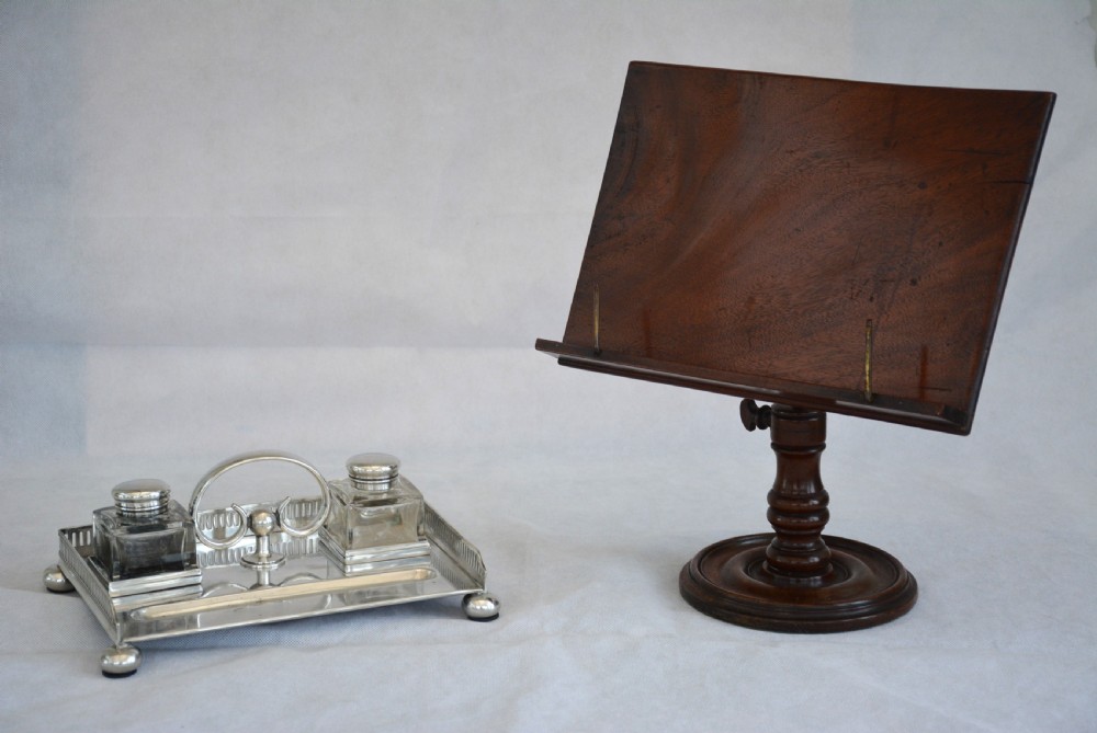 Early 19th Century Reading Stand Book Stand In Mahogany
 View XVII
