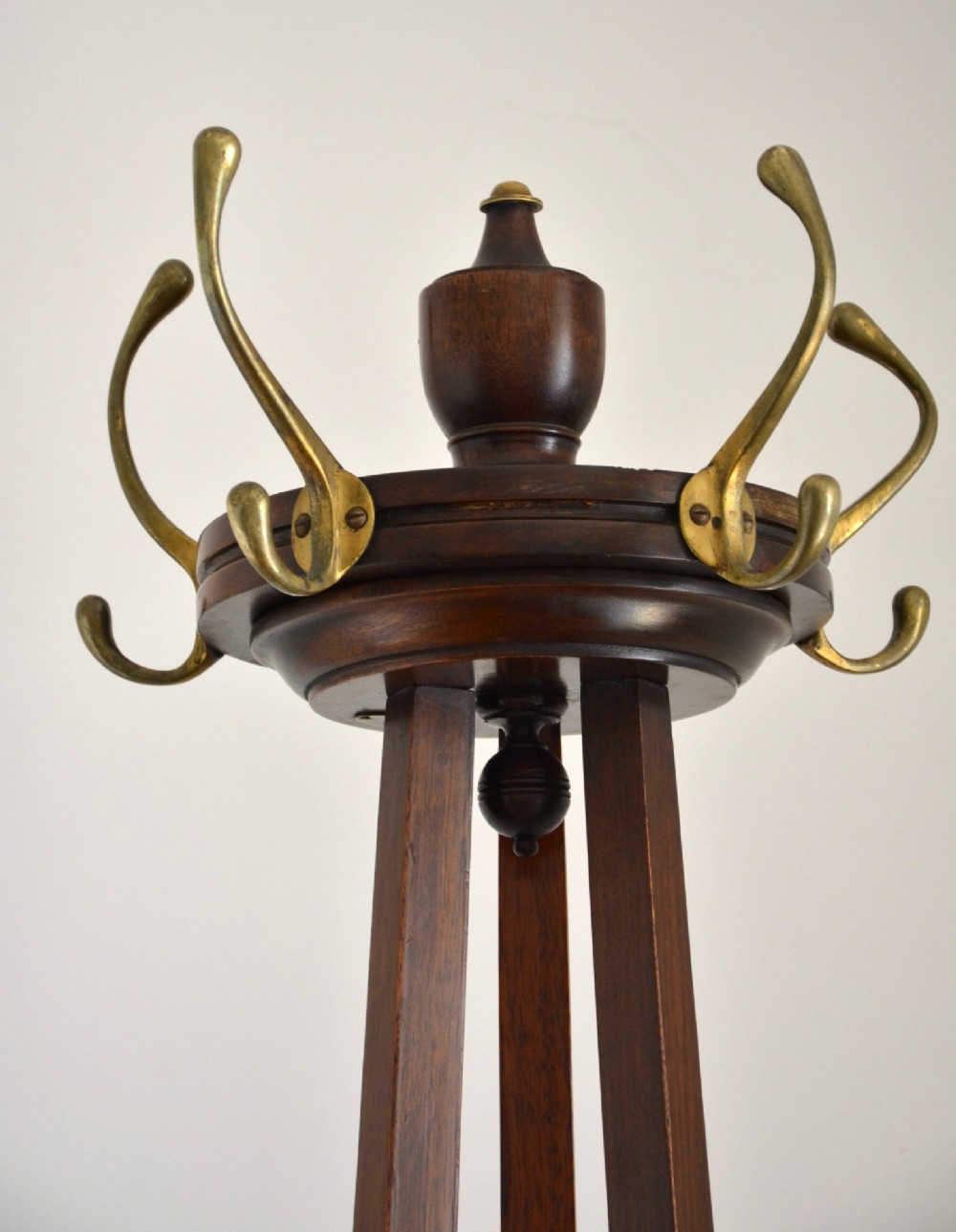 Antique English Arts And Crafts Coat Stand Hall Stand View XV
