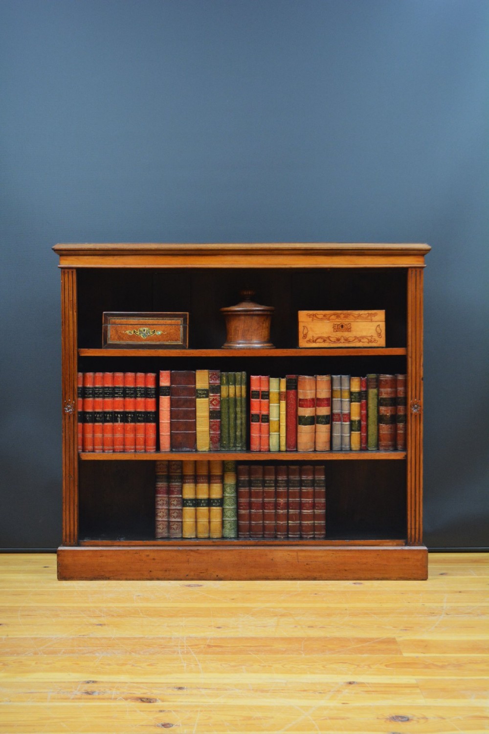 Edwards And Roberts Walnut Open Bookcase View III