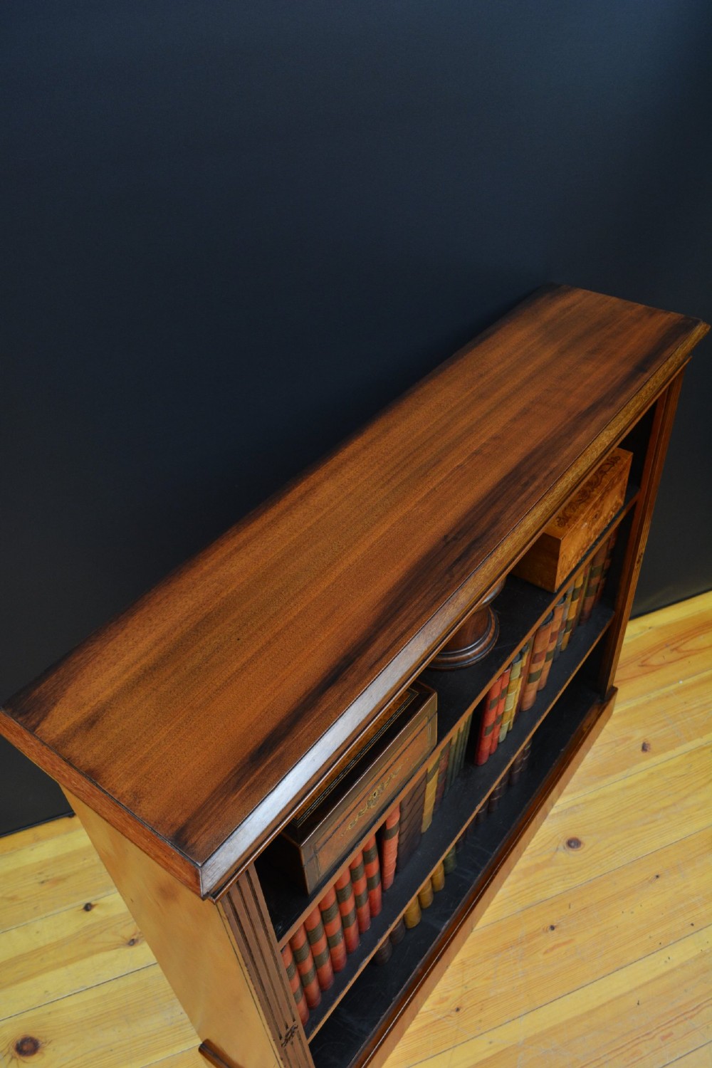Edwards And Roberts Walnut Open Bookcase View V