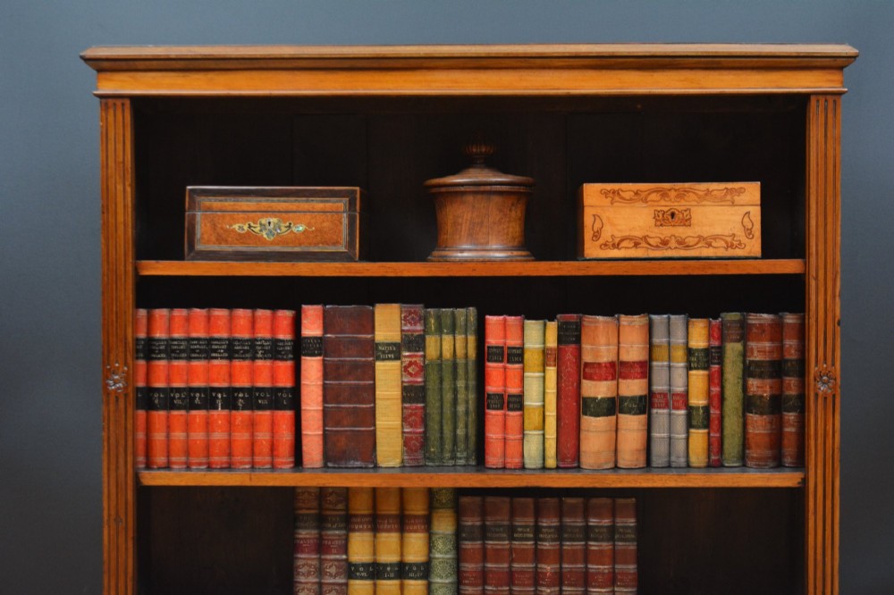 Edwards And Roberts Walnut Open Bookcase View VIII