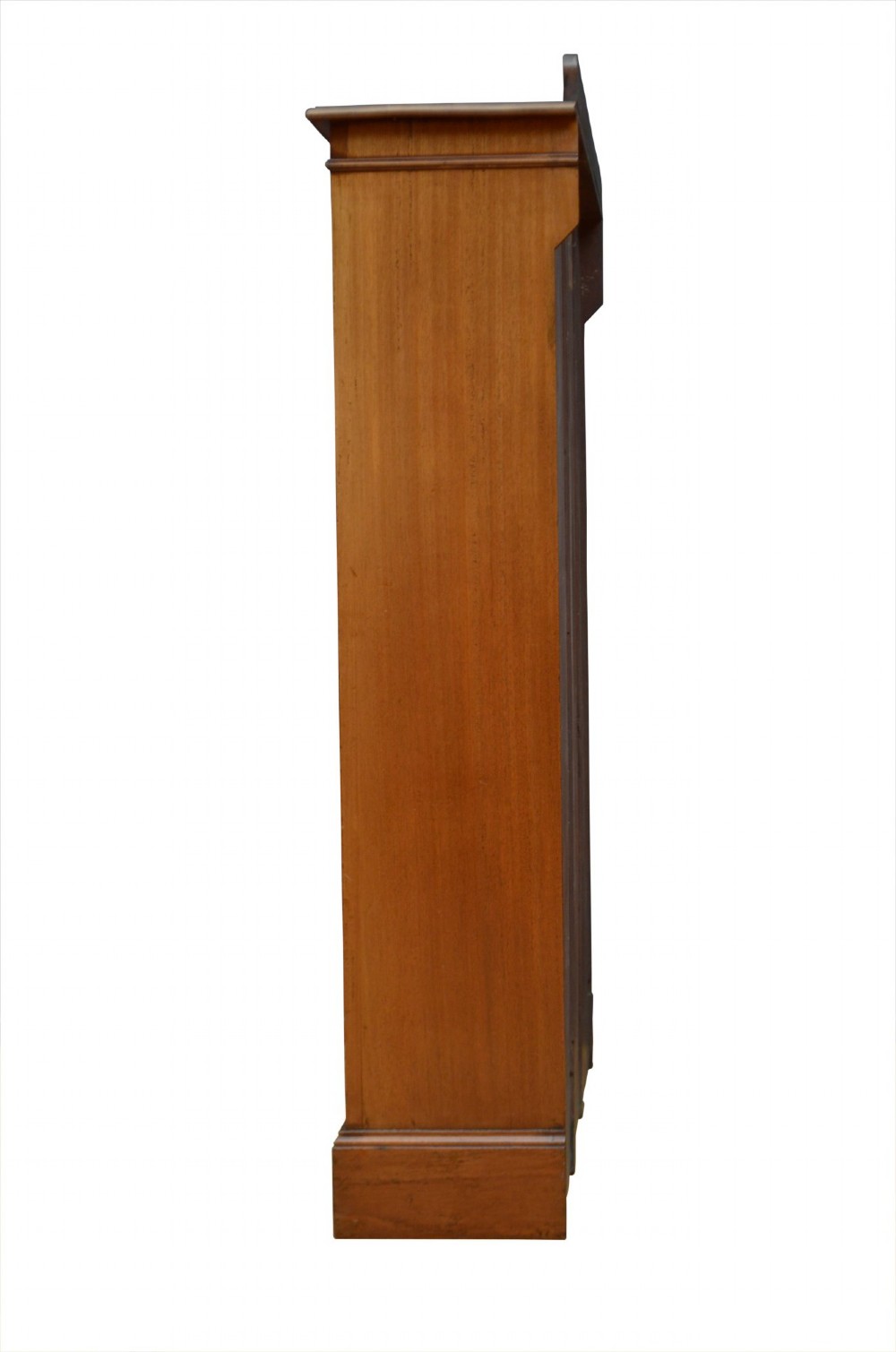 English Edwardian Walnut Open Bookcase C1900s View II
